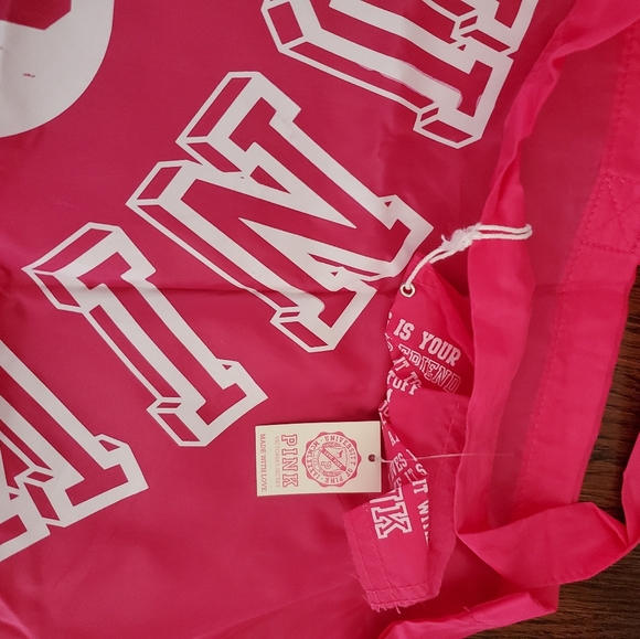 Vintage PINK ' Foxes' tote bag - Picture 2 of 4